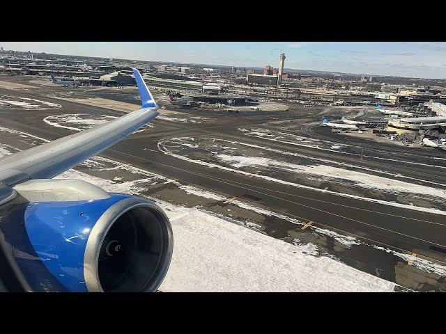 4K | United 757-200 ROCKET Takeoff from Newark Liberty International Airport