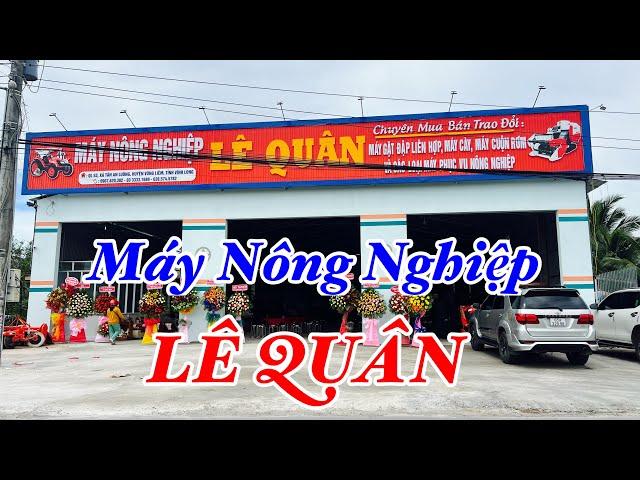 Kubota Lê Quân | Một vòng quanh cửa hàng | Bãi máy gặt máy cày và các loại máy phục vụ nông nghiệp