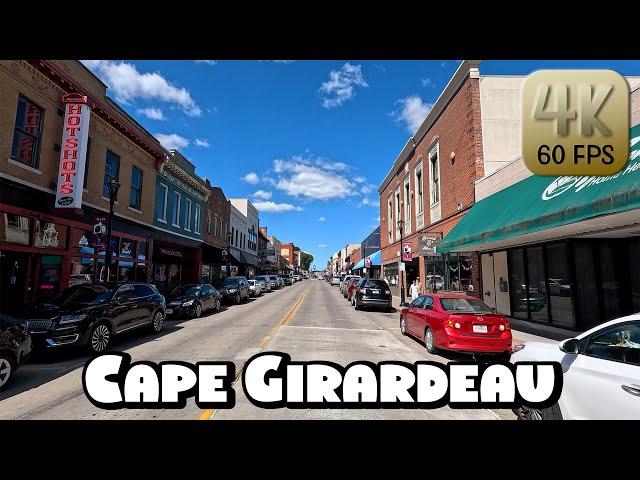 Driving Around Cape Girardeau, Missouri in 4k Video