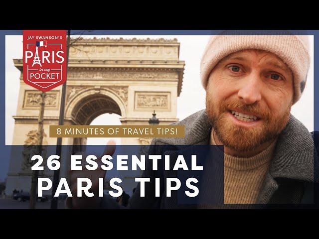 26 MORE Paris Travel Tips in 8 Minutes