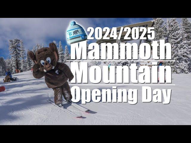 2024 Mammoth Mountain Opening Day