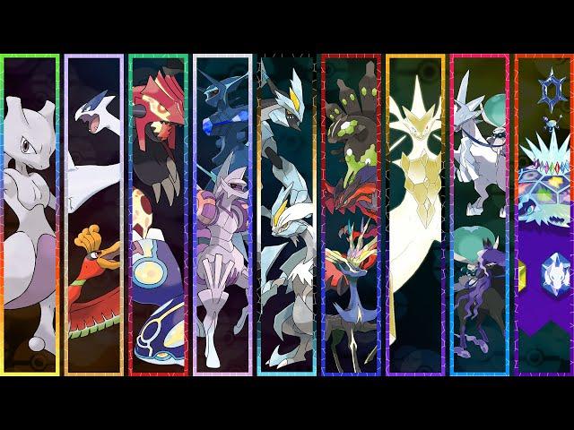 All Pokémon Main Legendary Battle Themes [GEN 1-9] Dec 2023