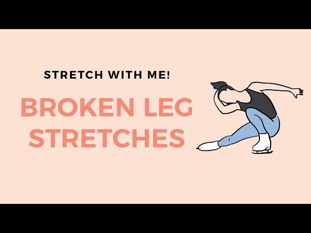 Best Stretches for Broken Leg Spin || Stretching for Skaters | Coach Michelle Hong