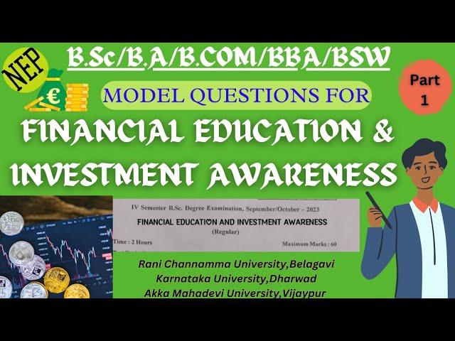 Financial Education and investment awareness | Model Question Paper | Rani Channamma University #NEP