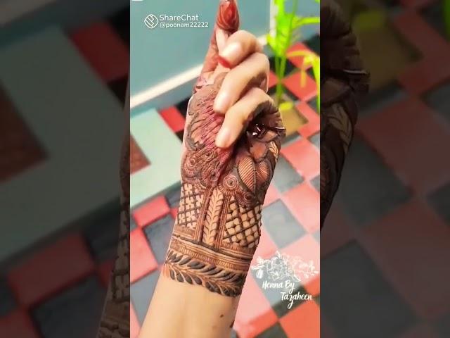 # beautiful mehndi design #short video #rao dheeraj #