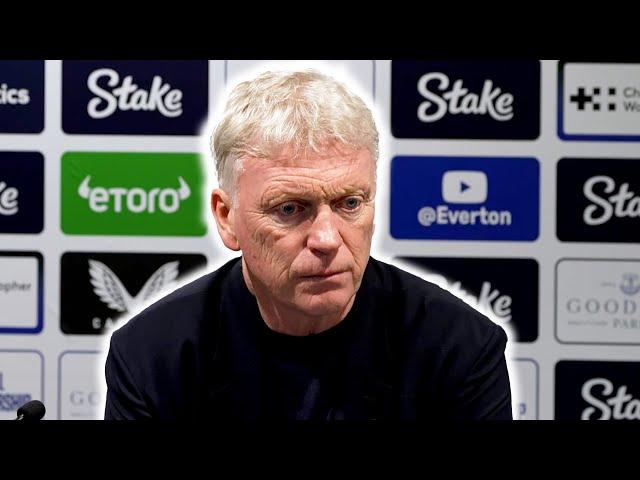 'I've been here a COUPLE OF DAYS and I’m nearly BURNT OUT!' | David Moyes | Everton 0-1 Aston Villa