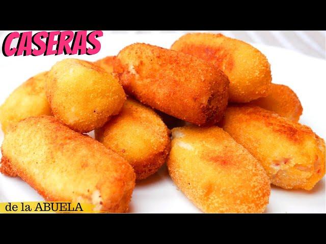 Chicken CROQUETTES  MY GRANDMA'S RECIPE, the most homemade and CREAMY (all their TRICKS) 