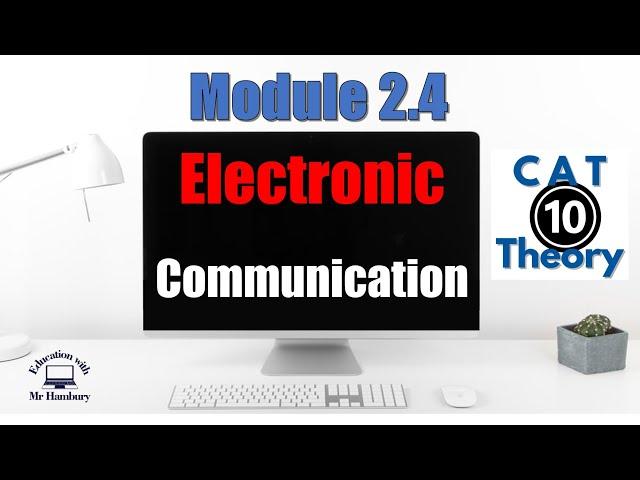 Electronic Communication | CAT | Grade 10 | *UPDATED*