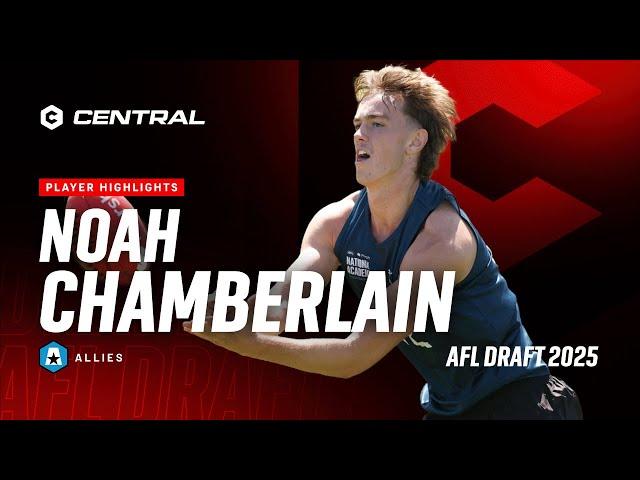 Race to #1: Noah Chamberlain Player Highlights | 2025 AFL Draft