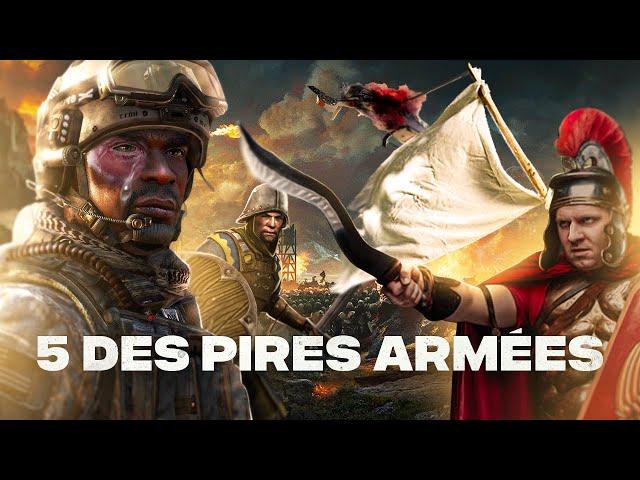 5 Des PIRES Armées de l'HISTOIRE !