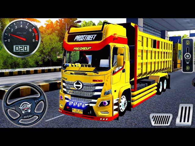 Dump Truck Hino 500 Driving in India - Bus Simulator Indonesia #58 - Android GamePlay