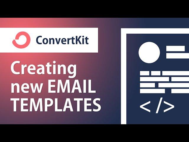 How to create a ConvertKit Email TEMPLATE with HTML and CSS | Convertkit Tutorial