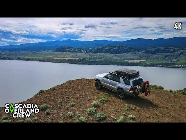 The most EPIC view | Overlanding and camping near Kamloops | 4th Gen 4Runner Overlanding | S5/E6