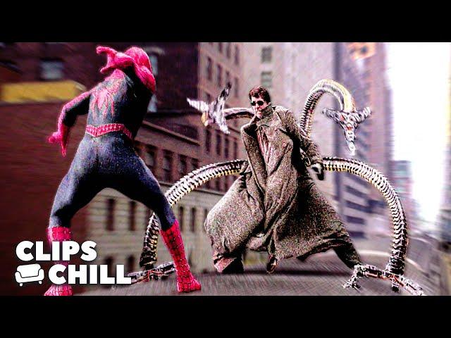 Spider-Man vs. Doctor Octopus Train Battle | Spider-Man 2