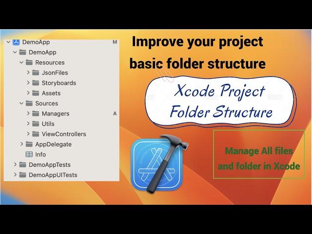 Xcode Project folder structure | Best way to manage your files in Xcode