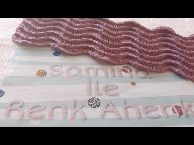 Su dalgası (deniz dalgası) örneğinin detaylı yapımı