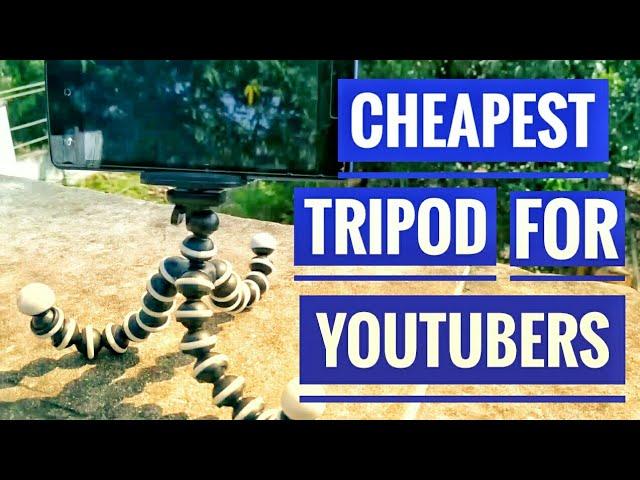 Cheapest Gorilla Tripod Unboxing & Review for new YoutubERS (Hindi) by abhay TECH