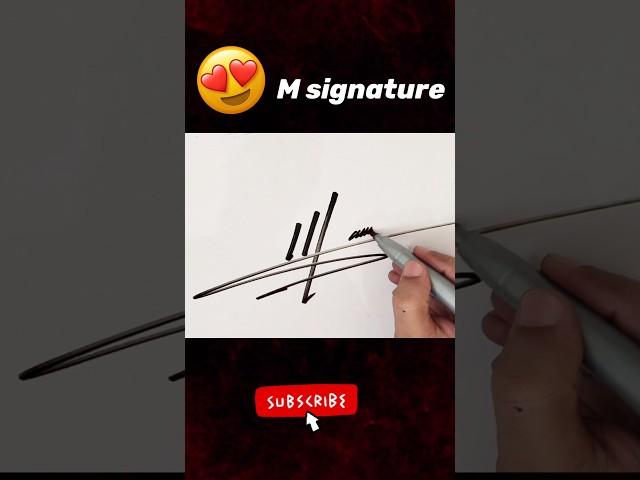 Signature M Like a Pro #shorts #signature
