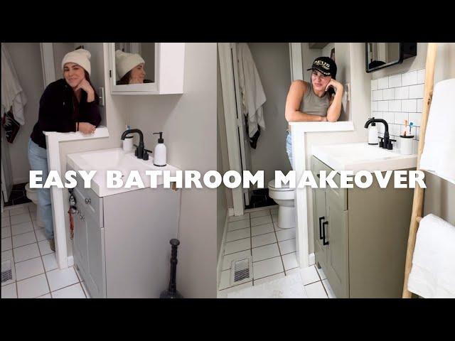 EASY $250 Bathroom Makeover!