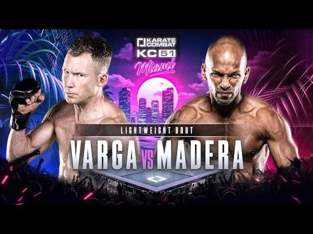 GLORY World Champ vs Olympic Karateka! | Gabriel Varga vs Andres Madera FULL FIGHT | KC51