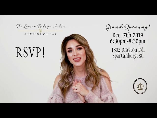 Luxury Salon Grand Opening Spartanburg Upstate South Carolina