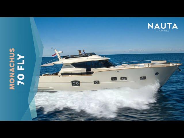 Monachus Yacht - 70 FLY - POV boat tour esterni e cabine