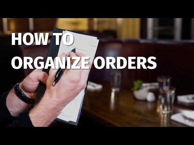 How to Take Orders as a Waiter-- Restaurant Server Training