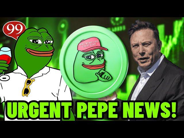 URGENT PEPE NEWS!!! (ELON DID IT AGAIN) PEPE COIN PRICE PREDICTION | PEPE COIN NEWS!