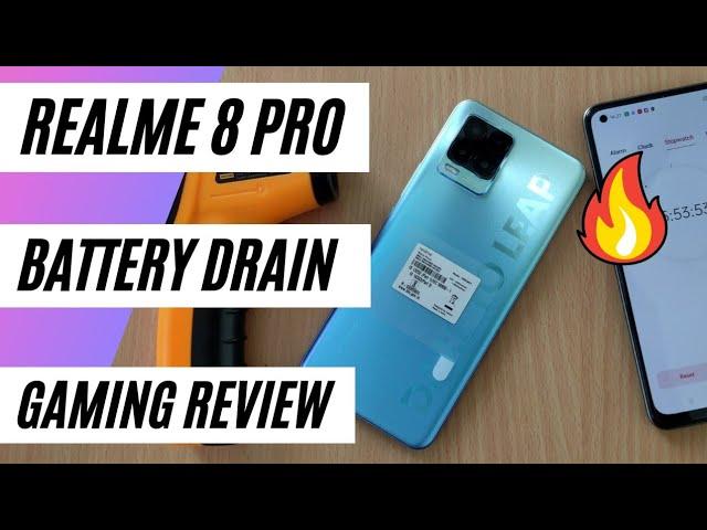 Realme 8 Pro Battery Drain Test || PUBG Kr Gaming Review || Heating Test