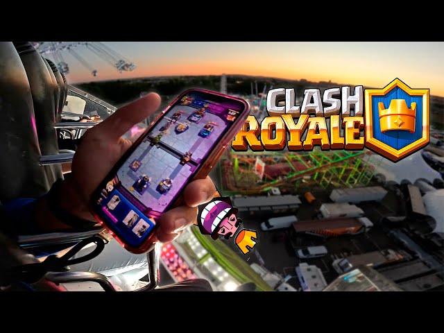 JUGANDO A CLASH ROYALE SUBIENDO EN ATRACCIONES EXTREMAS