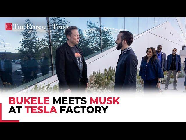 Nayib Bukele meets Elon Musk at Tesla factory in Texas, discusses AI and its impacts