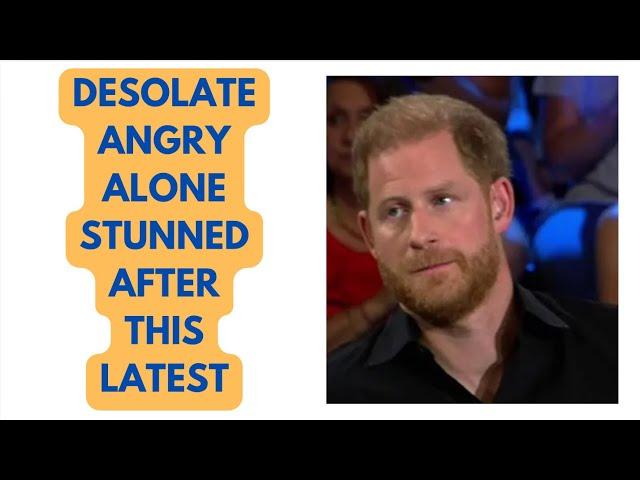 DESOLATE, STUNNED & BREAKING - HARRY LATEST #meghan #princeharrry #news