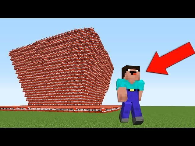 НУБ ПРОТИВ ЦУНАМИ ИЗ ТНТ В МАЙНКРАФТ ! КАК ВЫЖИТЬ НУБУ MINECRAFT ТРОЛЛИНГ ЛОВУШКА ЗАЩИТА МУЛЬТИК