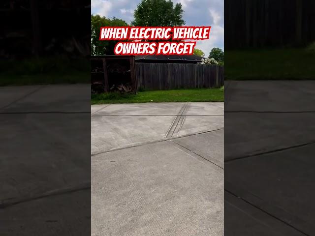 When EV owners forget #electric #lol #funny #shorts