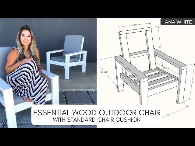 Essential Outdoor Chair Frame with FREE PLANS