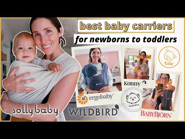 BEST BABY CARRIERS FOR NEWBORNS TO TODDLERS for breastfeeding moms | REVIEW Ergobaby, Solly Baby,