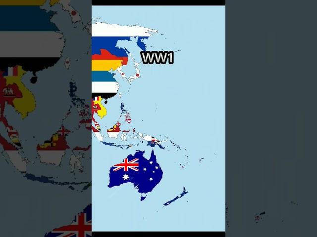 world map in ww1 and ww2 #geography #history #ww2  #ww1