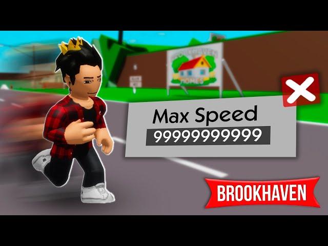 NEW SPEED GLITCH in Roblox Brookhaven!