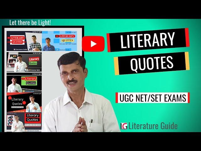 Literary Quotes | Literary Quotations - English Literature | Literature Guide