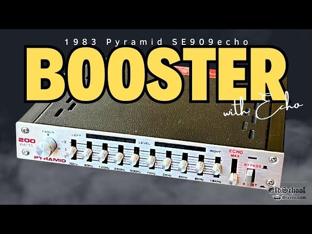 1983 Flea Market Car Audio Equalizer Booster by Pyramid