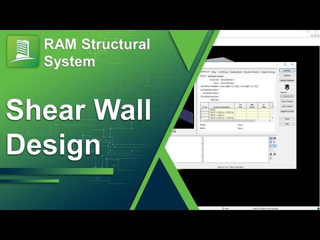 Shear Walls Design with RAM Structural System