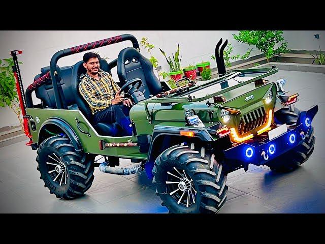 MODIFIED JEEP GOING TO YAMUNANAGAR (HARYANA)...JAIN MOTORS @ 81990-61161