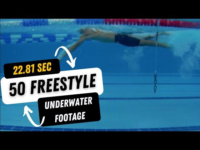 Andrii Khloptsov 50 Free  22.81sec Stroke Analysis