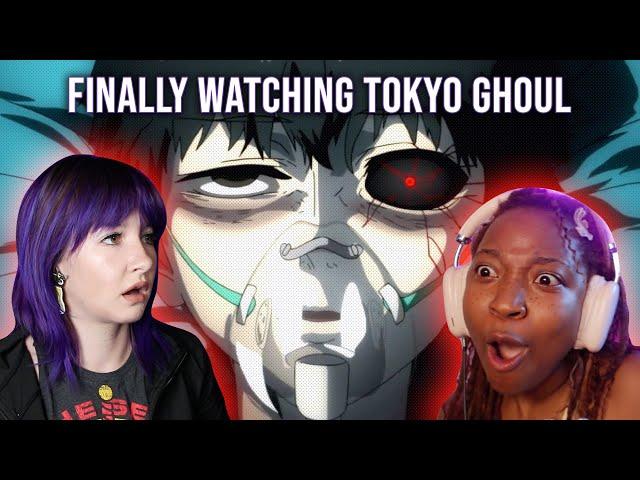 Cowgirls Rewind: Tokyo Ghoul Episode 1 REACTION