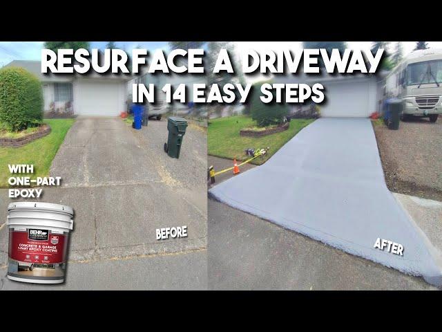 How To Resurface Driveways (Step By Step Tutorial)