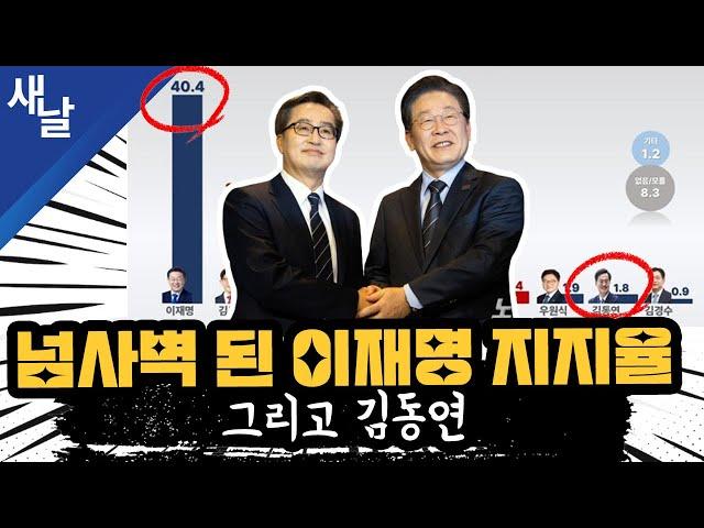 [여론조사] 넘사벽 된 이재명 지지율 그리고 김동연