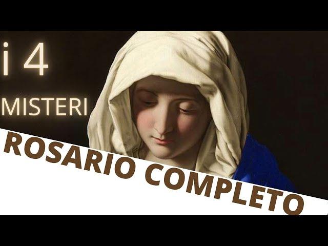 Santo Rosario Completo ️ 4 Corone del rosario, tutti 20 i misteri, e litanie, suore Serve di Maria