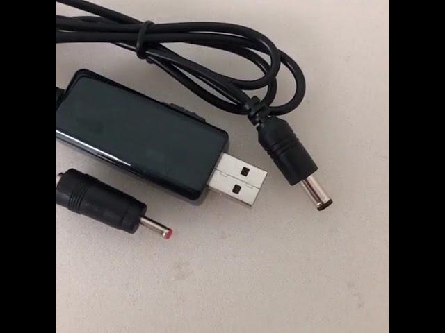 5V to 9V 12V USB Converter Cable with LED Display (www.nilgiristores.in)
