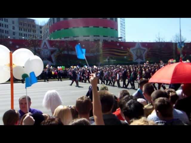 9 Мая 2013г. День Победы в Минске! - 1ч.(43). Начало демонстрации! Беларусь!