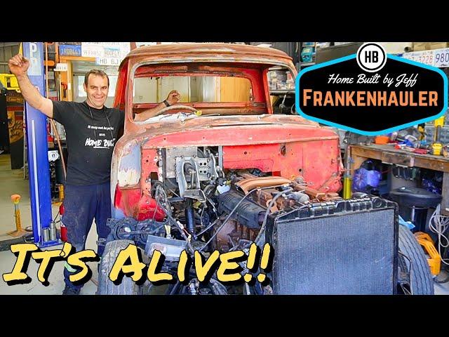 It's alive! - 1954 Ford F600 Car Hauler Build part 25